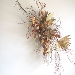 Dried wall decoration